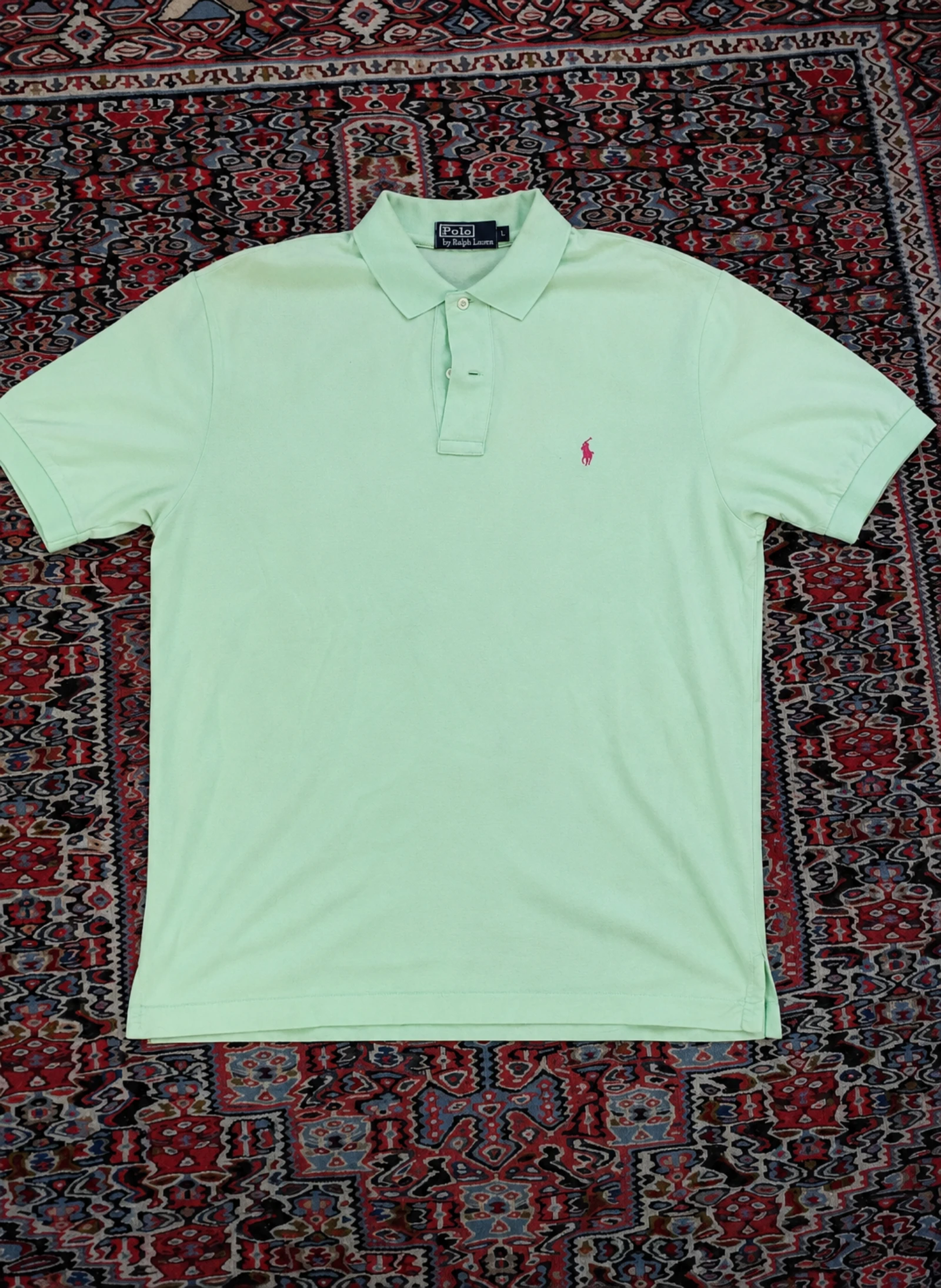 Polo Ralph Lauren Vert Menthe Homme Taille M – 100% Authentique – bon état